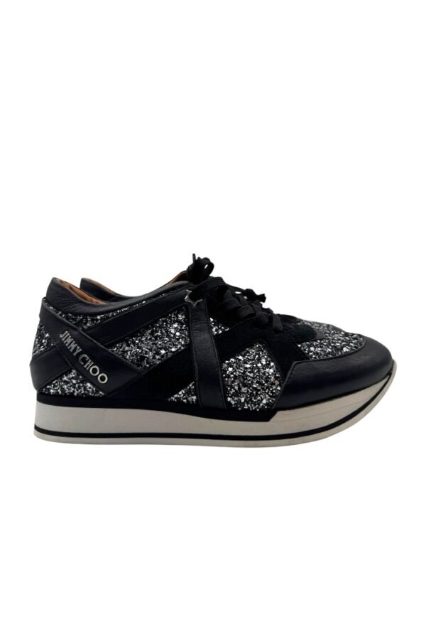 JIMMY CHOO - SPARKILNG SNEAKERS - Image 4